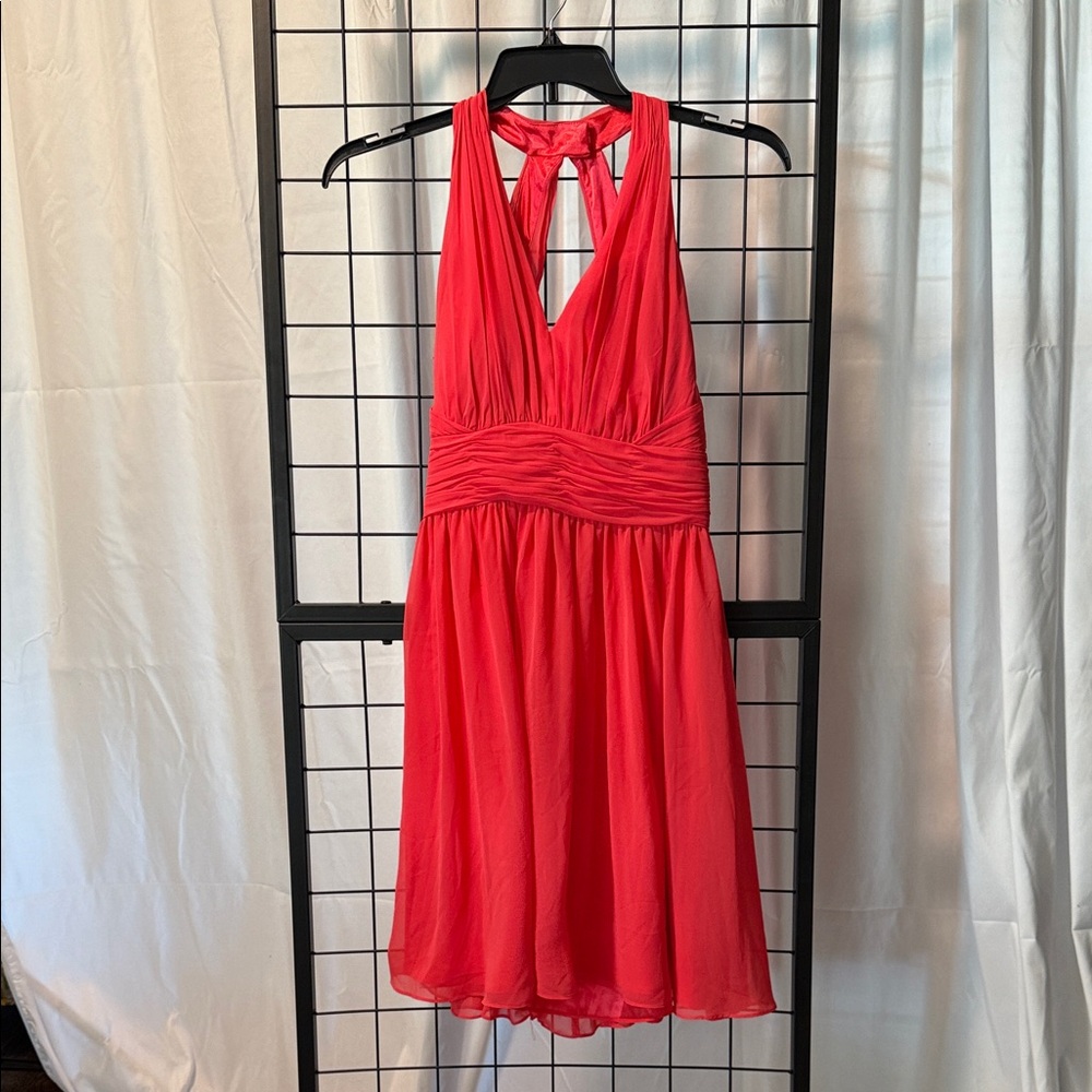 Elegant Red Sleeveless Dress